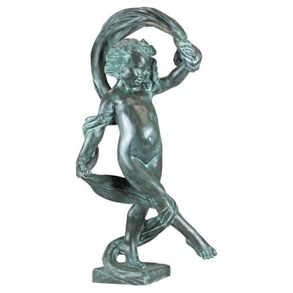 Dancing Girl Of The Wind Bronze Garden Statue