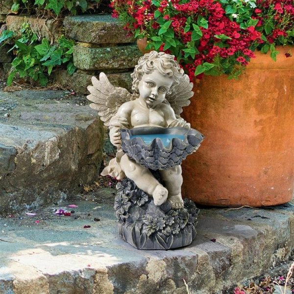 Heavenly Offering Cherub Garden Statue