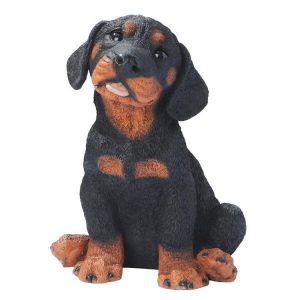 Rotweiler Puppy Dog Statue