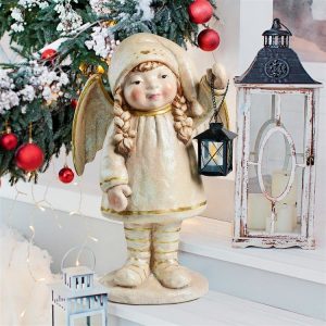Noelle Shines The Christmas Light Holiday Angel Statue