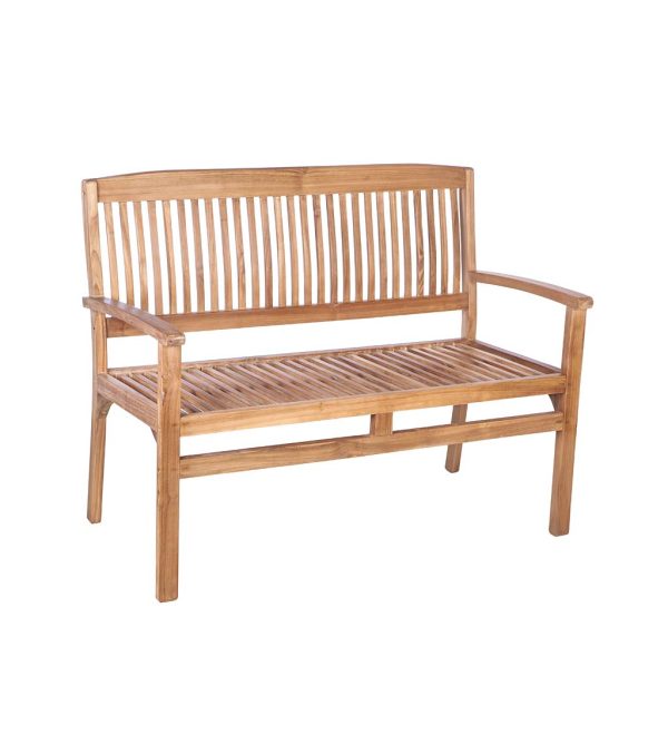 Teak Bench with Arm Rests