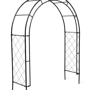 Metal Climbing Arch for VegTrug Patio Garden Bed