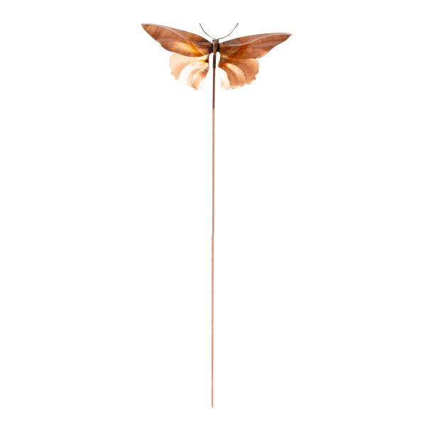 Copper Butterfly Garden Stake