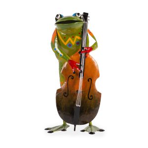 Colorful Metal Frog Musician