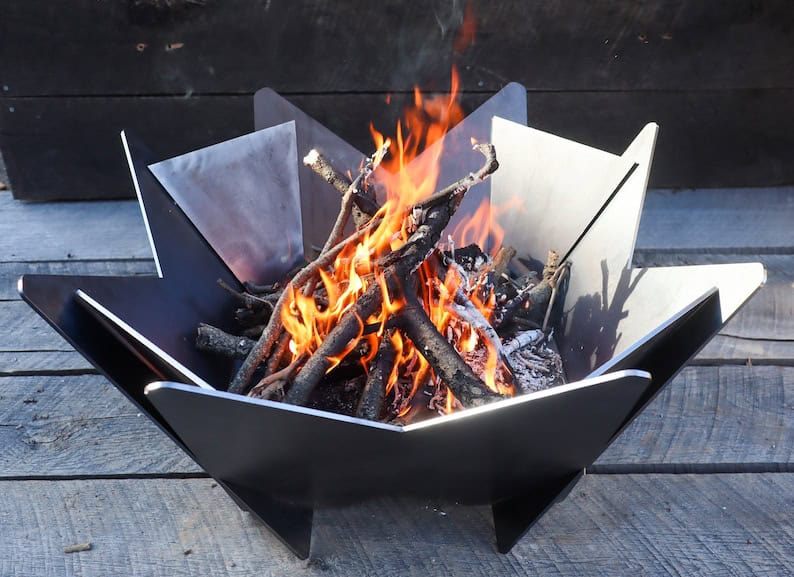 abstract_metal_fire_pit abstract metal fire pit