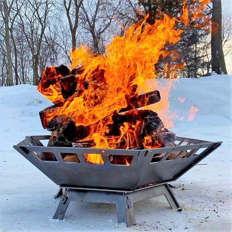 hexagon_fire_pit hexagon fire pit